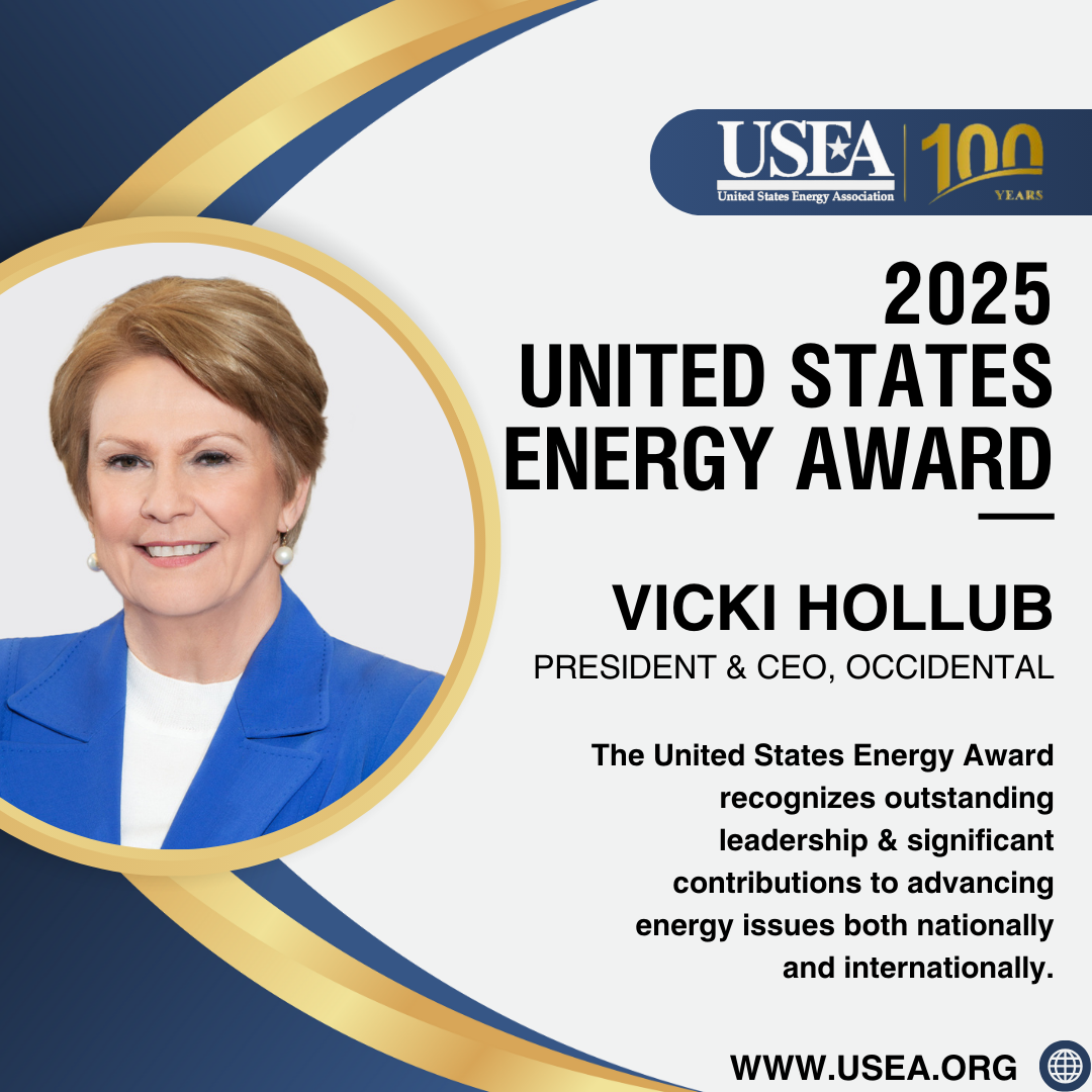 USEA Names Vicki Hollub Recipient of 2025 Energy Award | USEA